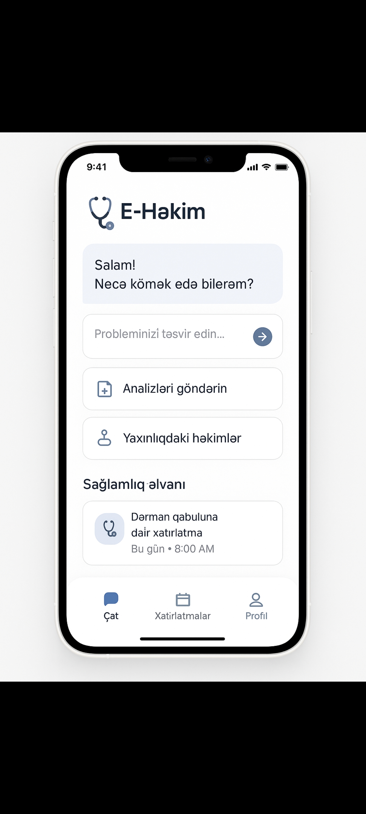 E-Həkim - Ana səhifə